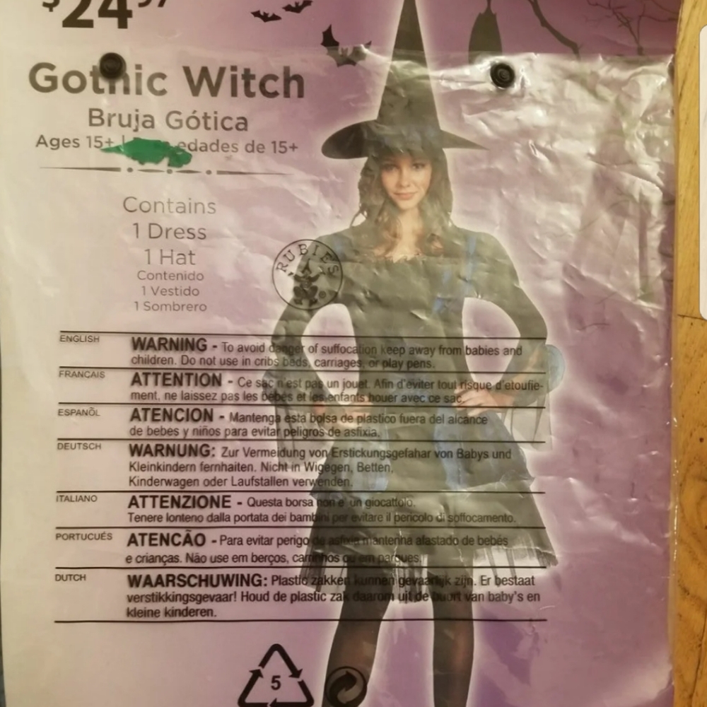 Witch halloween costume
